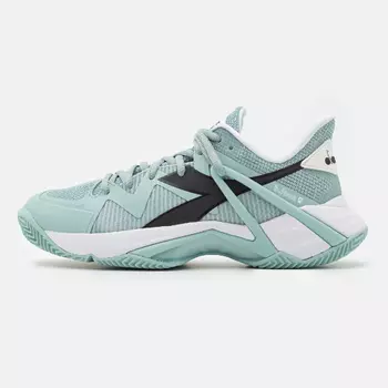 Кроссовки Diadora B.Icon 2 Clay, белый/бирюзовый/черный
