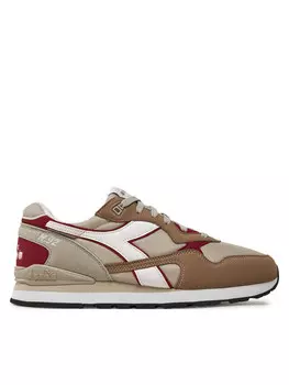 Кроссовки Diadora Beige, темно-красный/бежевый