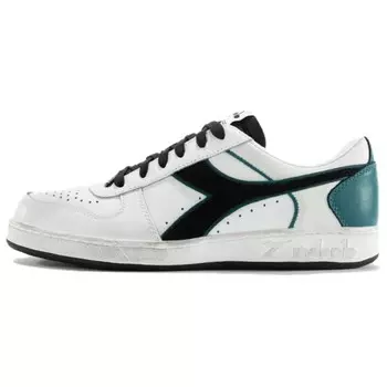 Кроссовки diadora Magic Basket Skateboarding Shoes Unisex Low-top White/Green, белый