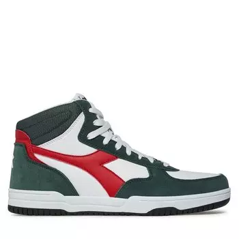 Кроссовки Diadora Raptor High SL 101.178324-D0554 White / Pineneedle, красный белый