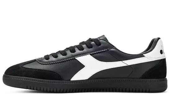 Кроссовки diadora Skateboarding Shoes Unisex Low-top Black/White, черный