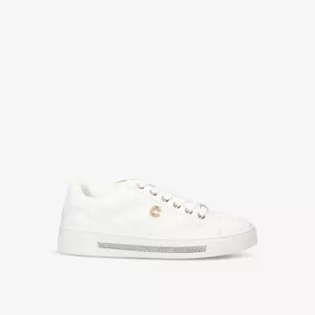 Кроссовки Diamond Quilt из искусственной кожи с низким берцем Carvela, белый