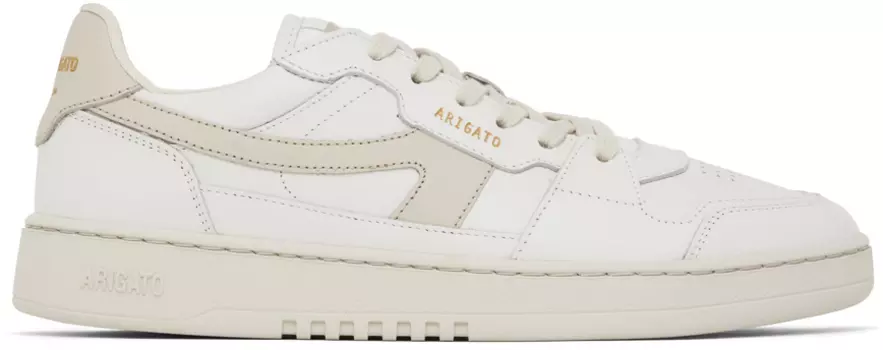 Кроссовки Dice-A белого и бежевого цвета Axel Arigato, White/Off white