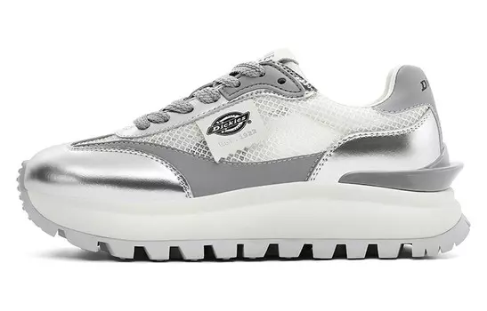 Кроссовки Dickies Chunky Sneakers Women's Low-top, серебряный