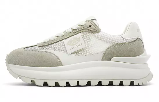 Кроссовки Dickies Chunky Sneakers Women's Low-top Beige/Beige Brown/Beige Silver, бежевый