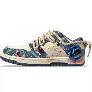 Кроссовки Dickies Skateboarding Shoes Men Low-top, темно-синий