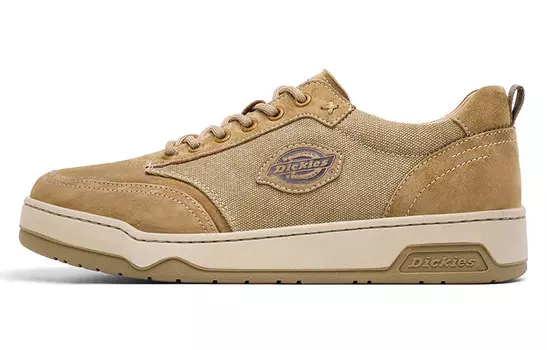 Кроссовки Dickies Skateboarding Shoes Men Low-top Light Brown, коричневый