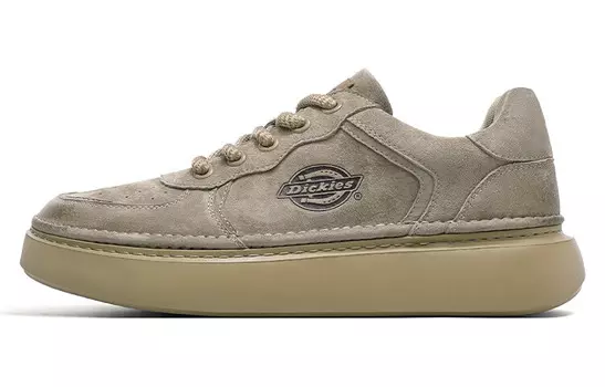 Кроссовки Dickies Skateboarding Shoes Men Low-top Desert Yellow, коричневый
