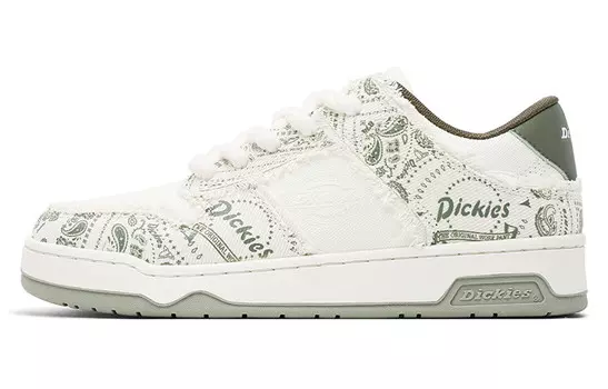 Кроссовки Dickies Skateboarding Shoes Men Low-top, белый