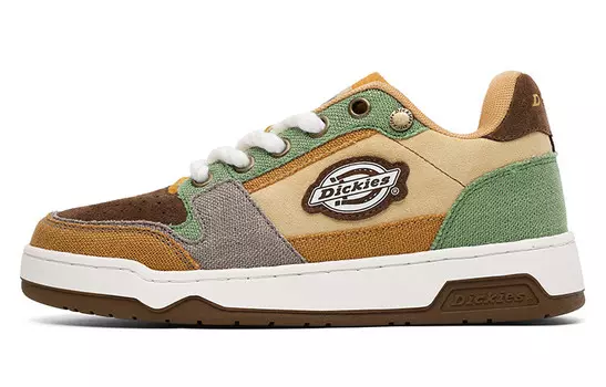 Кроссовки Dickies Skateboarding Shoes Men Low-top Wheat-colored, цвет Wheat-colored