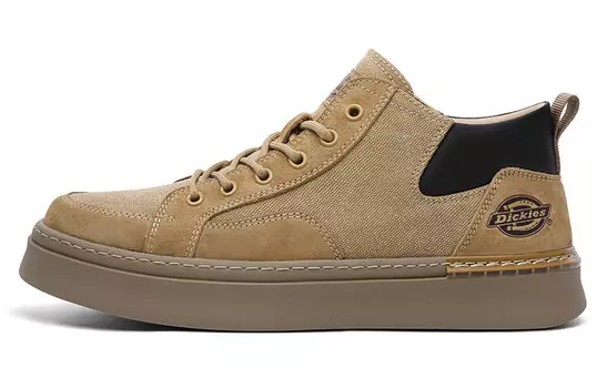 Кроссовки Dickies Skateboarding Shoes Men Low-top Khaki/Vivid Sulphur/Anthracite/Black, хаки/антрацит/черный
