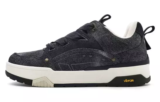 Кроссовки Dickies Skateboarding Shoes Men Low-top Haze Black, черный