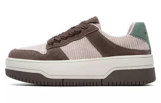 Кроссовки Dickies Skateboarding Shoes Women's Low-top Light Coffee, коричневый