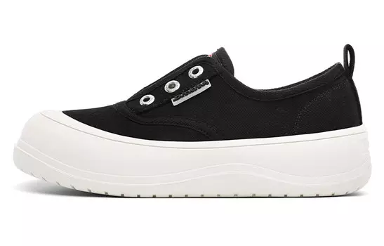 Кроссовки Dickies Skateboarding Shoes Women's Low-top Black/beige, черный