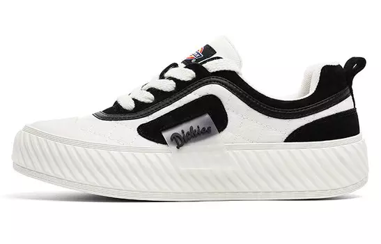 Кроссовки Dickies Skateboarding Shoes Women's Low-top Beige/beige/beige, бежевый/черный