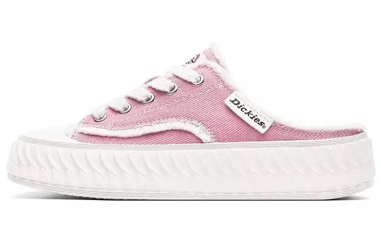 Кроссовки Dickies Skateboarding Shoes Women's Low-top White, розовый