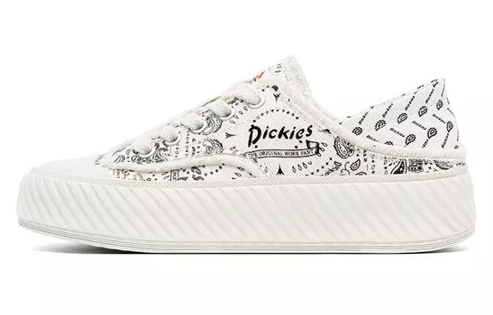Кроссовки Dickies Skateboarding Shoes Women's Low-top Beige/black, бежевый