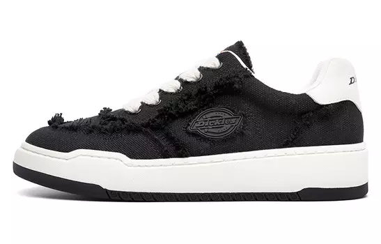 Кроссовки Dickies Skateboarding Shoes Women's Low-top Black/beige, черный