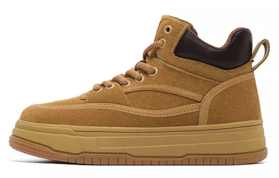 Кроссовки Dickies Skateboarding Shoes Women's Mid-top Earthy Yellow/soot/apricot, темно-желтый