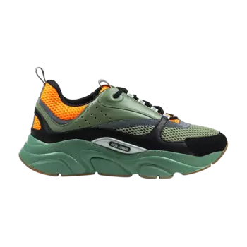 Кроссовки Dior B22 'Khaki Orange', зеленый