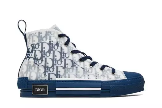 Кроссовки Dior B23 High 'Blue White', синий