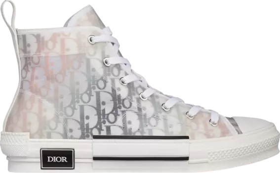 Кроссовки Dior B23 High Dior Oblique - Multi, белый