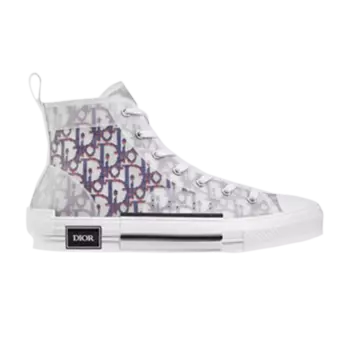 Кроссовки Dior B23 High 'Dior Oblique Pixel - Blue Red', белый