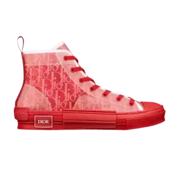 Кроссовки Dior B23 High Dior Oblique - Red, красный