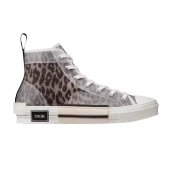 Кроссовки Dior B23 High 'Leopard', коричневый