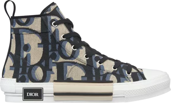 Кроссовки Dior B23 High 'Maxi Dior Oblique - Beige Black', коричневый