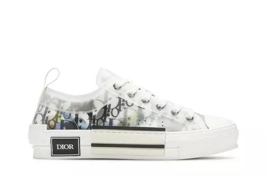 Кроссовки Dior B23 Low 'Dior Oblique - Alex Foxton Print', синий