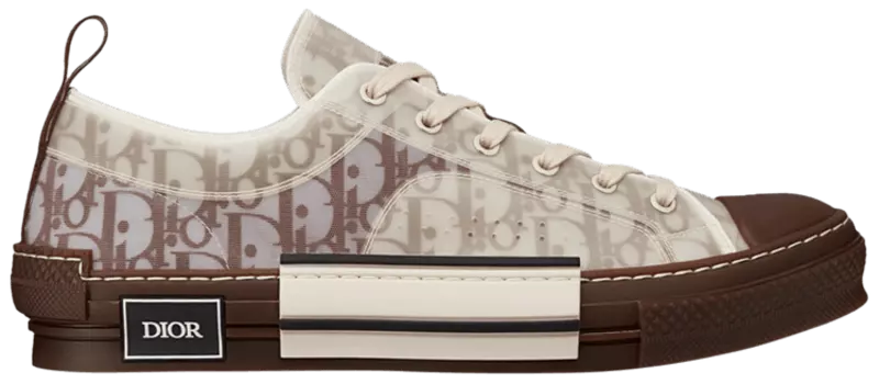 Кроссовки Dior B23 Low 'Dior Oblique - Coffee', коричневый