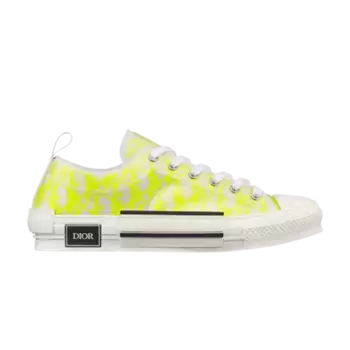 Кроссовки Dior B23 Low Dior Oblique - White Yellow, желтый