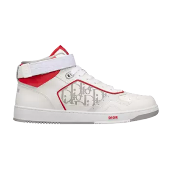 Кроссовки Dior B27 High 'Dior Oblique Galaxy - White Red', белый