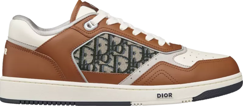 Кроссовки Dior B27 Low 'Dior Oblique - Brown Cream', коричневый