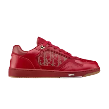 Кроссовки Dior B27 Low Oblique - Red Gum, красный