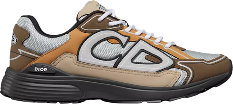 Кроссовки Dior B30 'Reflective CD30 - Brown Orange', коричневый