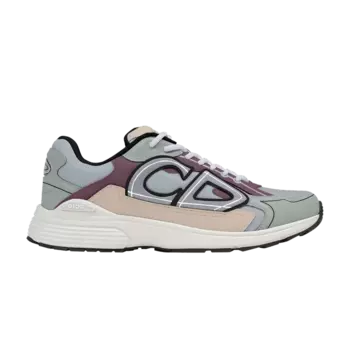 Кроссовки Dior B30 Reflective CD30 - Light Green Purple, зеленый