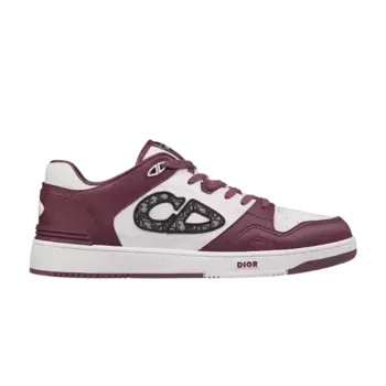 Кроссовки Dior B57 Low Dior Oblique - Burgundy, красный