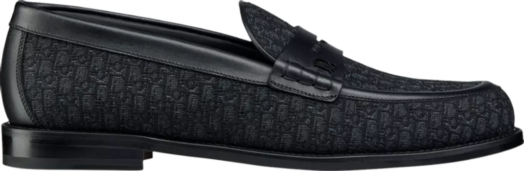 Кроссовки Dior Granville Loafer 'Dior Oblique - Black', черный
