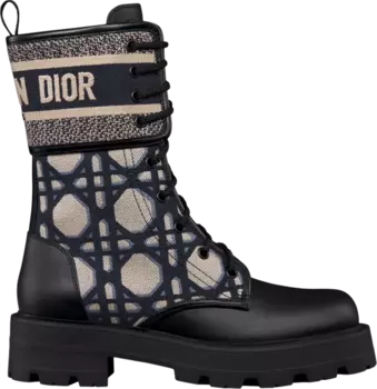 Кроссовки Dior Wmns D-Major Ankle Boot 'Macrocannage - Deep Blue Beige', черный