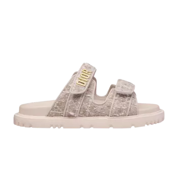 Кроссовки Dior Wmns Dioract Slide 'Cannage Tweed - Beige', кремовый