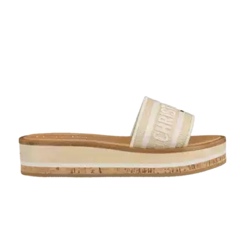 Кроссовки Dior Wmns DWay Slide Raffia, кремовый