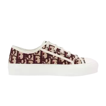 Кроссовки Dior Wmns Walk NDior Embroidered Canvas LowDeep Amaranth, красный