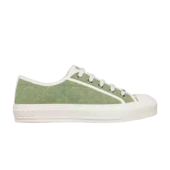 Кроссовки Dior Wmns Walk NDiorFaded Cannage Embroidered Pale Green, зеленый