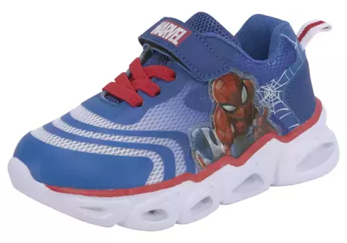 Кроссовки Disney "Человек-паук" с крутой мигающей функцией, синий
