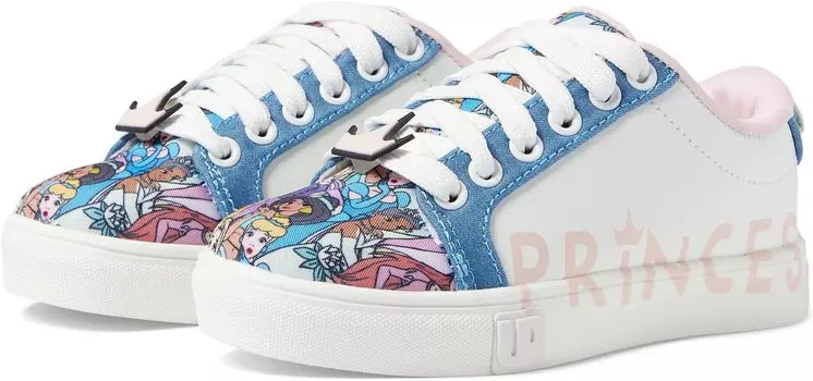 Кроссовки Disney Princess All Over Print Court Sneaker Ground Up, белый