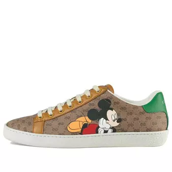 Кроссовки disney x ace 'mickey mouse - ebony' Gucci, белый