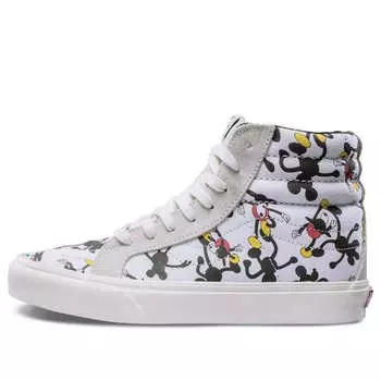 Кроссовки disney x geoff mcfetridge x sk8-hi 'mickey's 90th' Vans, белый