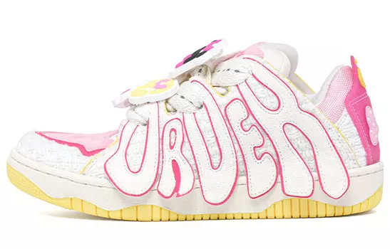 Кроссовки Disney X OLD ORDER Skateboarding Shoes Unisex Low-top Minnie Powder, розовый